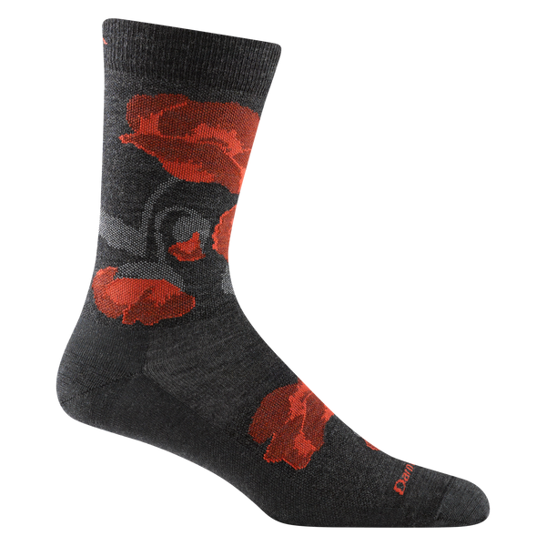 Men's Poppies Crew Lightweight Lifestyle Sock