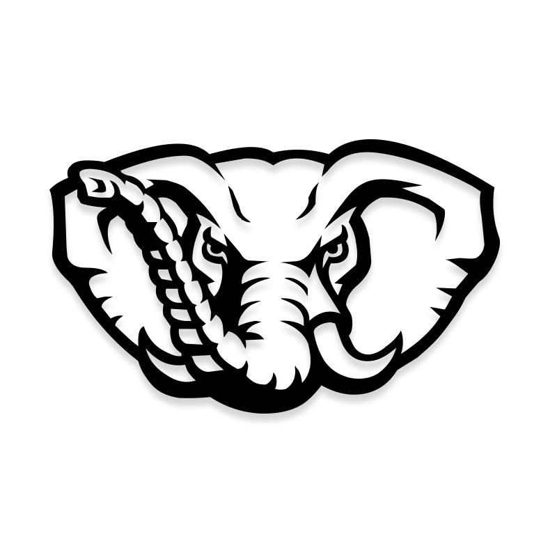 Alabama Mascot Elephant Decal Sticker Decalfly