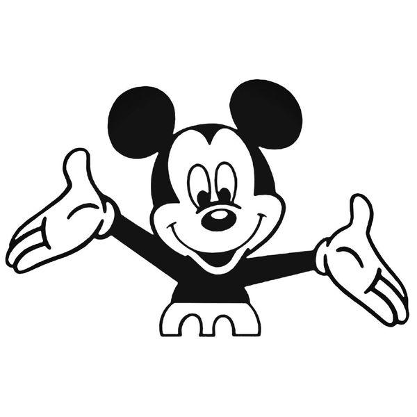 Mickey Mouse Disney Car Window Decal Sticker – Decalfly