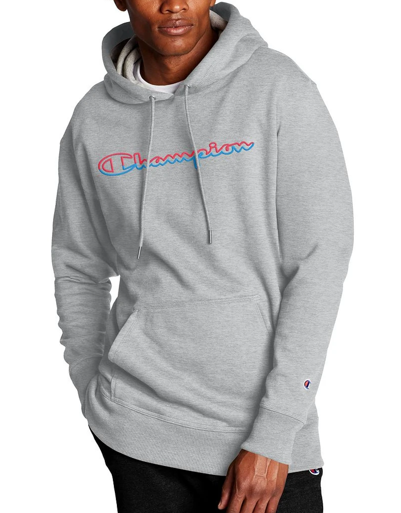 men's script logo powerblend hoodie