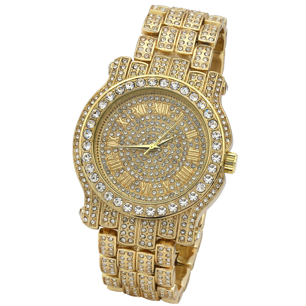 mk watch iced out