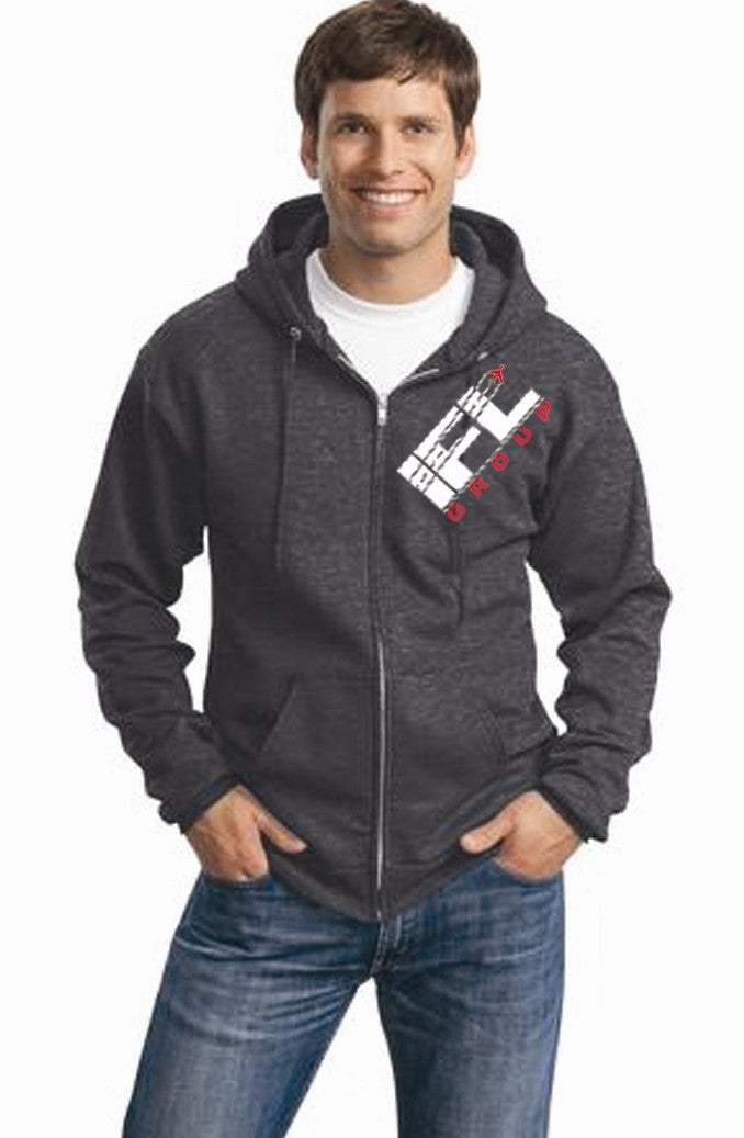 anvil zip hoodie