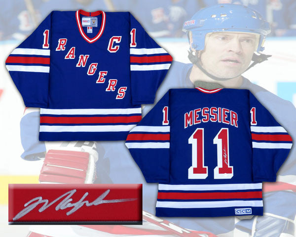 messier rangers jersey