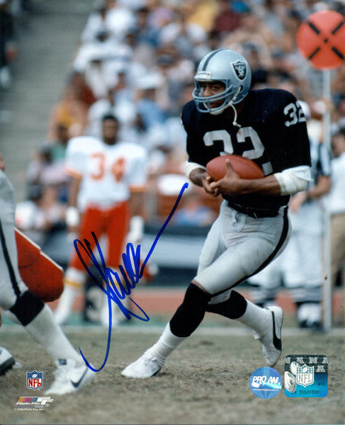 Marcus Allen Autographed Los Angeles Raiders Flash Gray Full Size Authentic  Speed Helmet HOF 03 Beckett BAS Witness Stock #208226