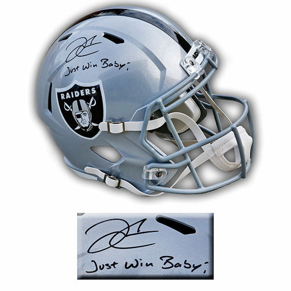 derek carr signed mini helmet