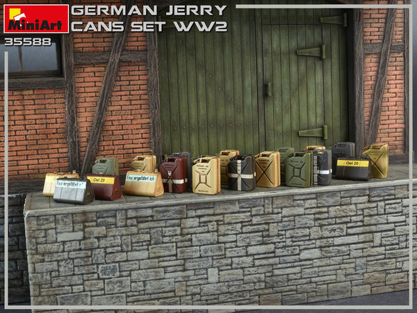 German Jerry Cans Set WW2 MiniArt 1:35 