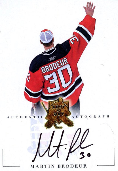 martin brodeur signed jersey