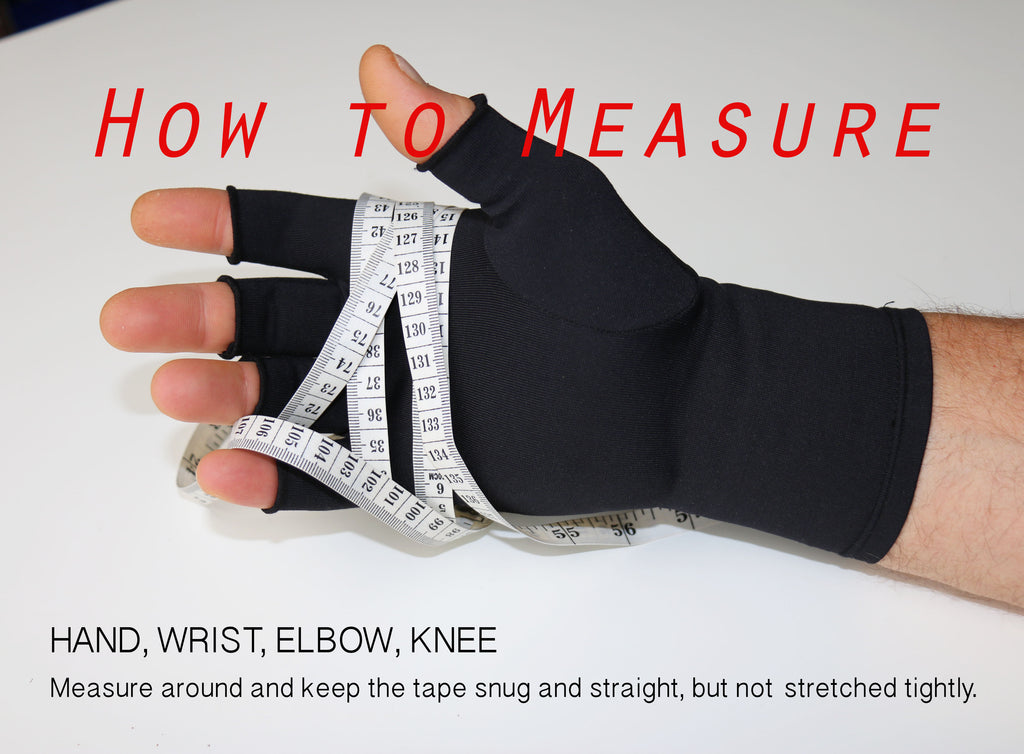Measuring Guide for Therapy Gloves and Body Products