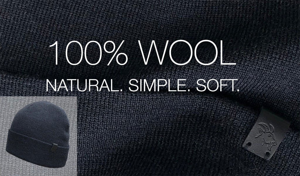 Merino Wool Beanie 100% Pure Wool 