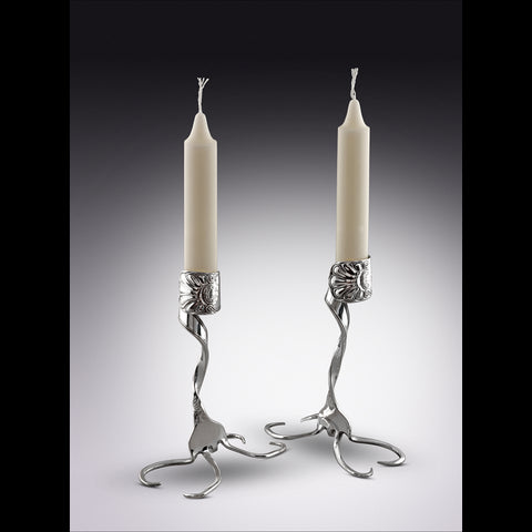 Twisted Fork Candlesticks