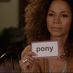 Sherri Saum (aka Lena Adams Foster) wore a silver whole spoon ring by Lost & Forged on Freeform's "The Fosters", Season 4, Episode 17
