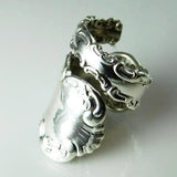 Silver Spoon Ring made from vintage flatware silverware