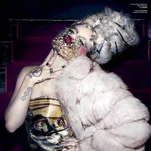 Brooke Candy: Baroque muzzle, V Magazine