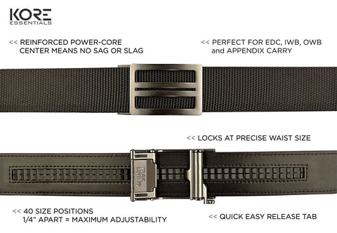 concealed carry edc belt benefits