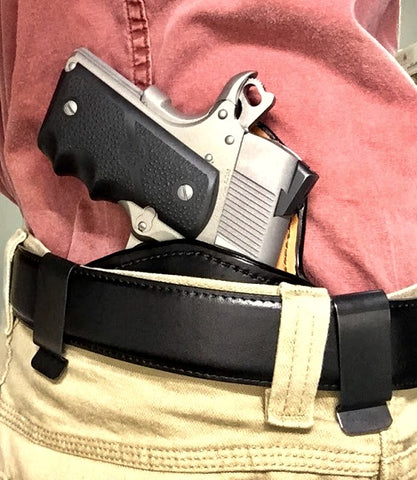 IWB gun carry with Kore gun belts for men