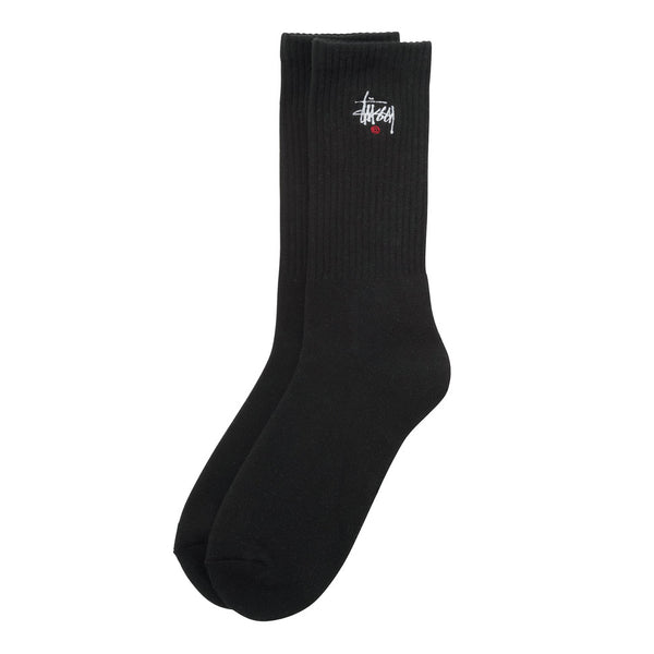 Stüssy Basic Logo Crew Socks Black