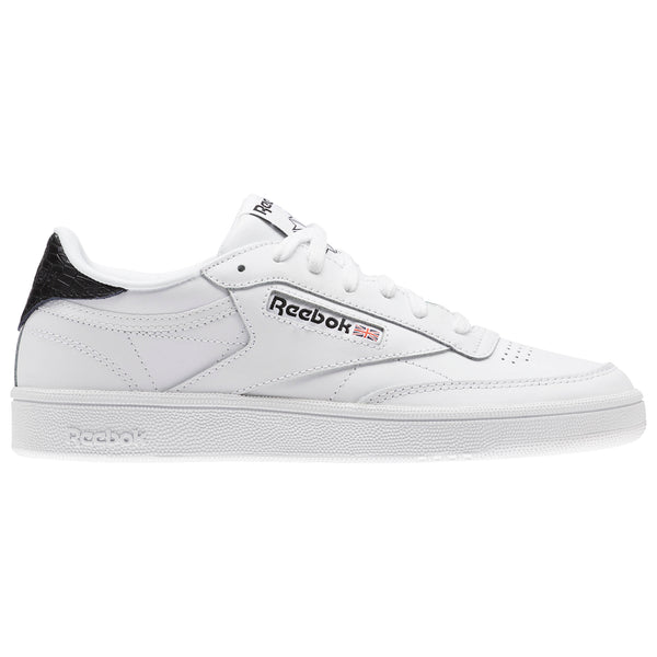 reebok club c embossed low cut sneakers