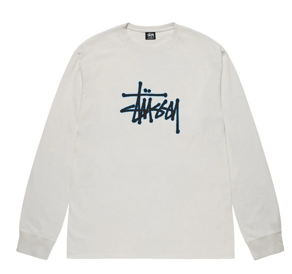 Stüssy Outlined Pig. Dyed LS Tee Natural M L XL
