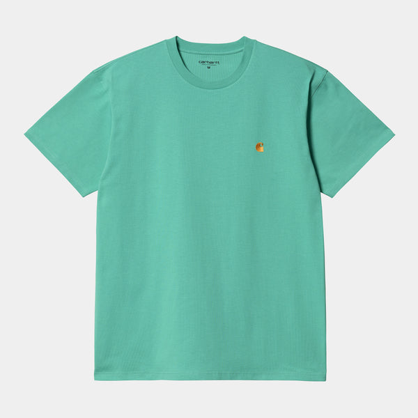 Carhartt WIP S/S Chase T-Shirt Aqua Gree &hellip;