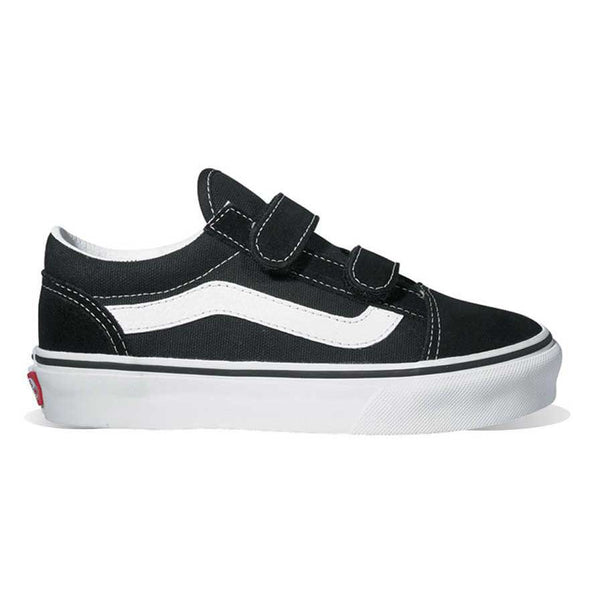 Vans Old Skool V Black/True White (8-14+ Jahre) EU 27 CM 16.5 EU 29 CM 17.5 EU 30 CM 18 EU 30.5 CM 18.5 EU 31 CM 18.5 EU 31.5 CM 19.0 EU 32.5 CM 20 EU 32 CM 19.5 EU 33 CM 20.5 EU 34 CM 21