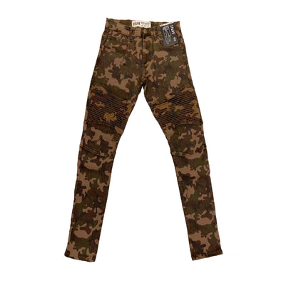 Spark Biker Jean (Wood Camo)