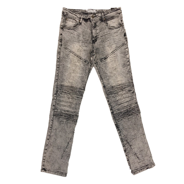 Genuine Grey Biker Jean