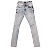 Spark Ice Blue Ripped Jean - Fashion Landmarks