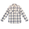 Levis Button Down Long Sleeve Shirt (White/Blue) - Fashion Landmarks