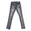 M.Society Painted Ripped Jean (Blue)