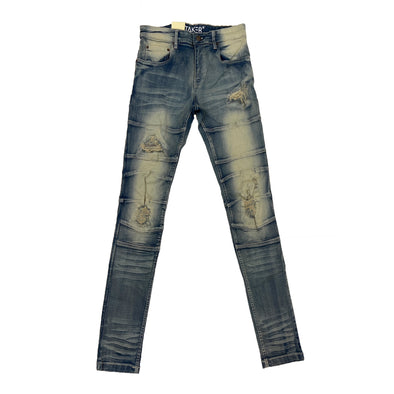 Taker Biker Jean (Rustic Blue)