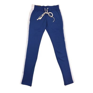 Royal Blue Single Strip Track Pant (Royal/White)