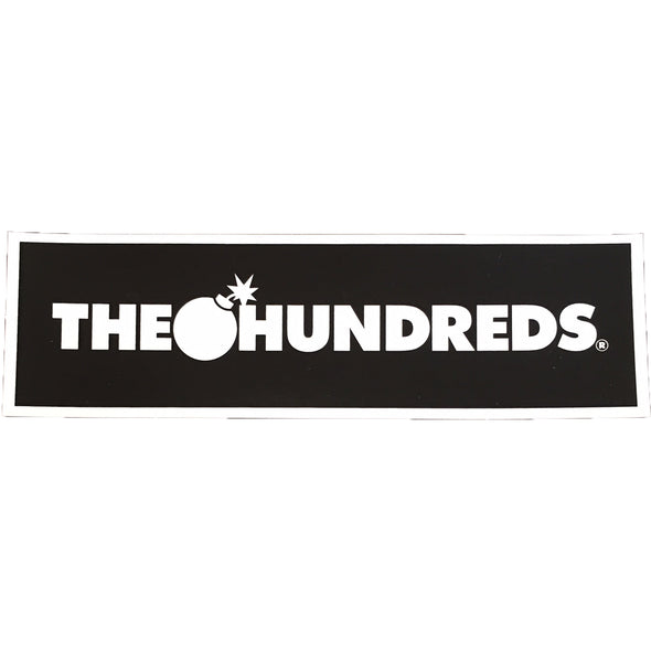 The Hundreds Logo Sticker (Black) - Fashion Landmarks