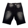 M.Society Ripped Jean Short (Black)