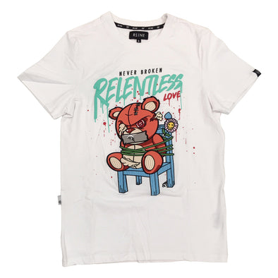 RS1NE No Relentless Embroidered Patch Tee (White)