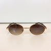 Upstreamers Gold Frame Sunglasses (Circle)