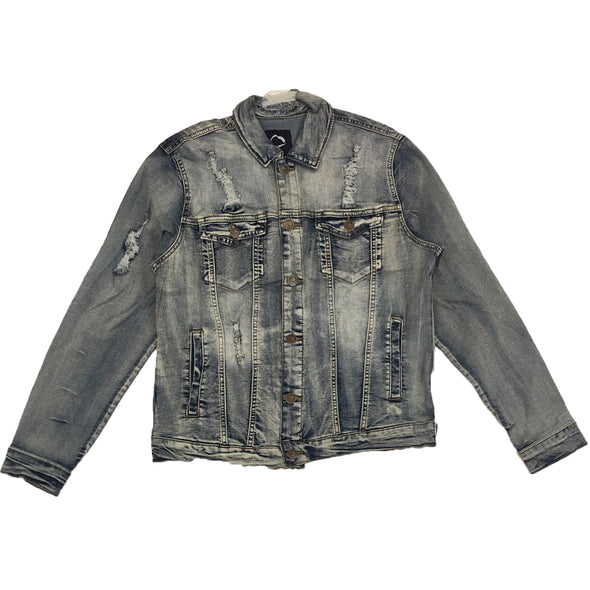 RPM Ripped Denim Jacket (Vintage)