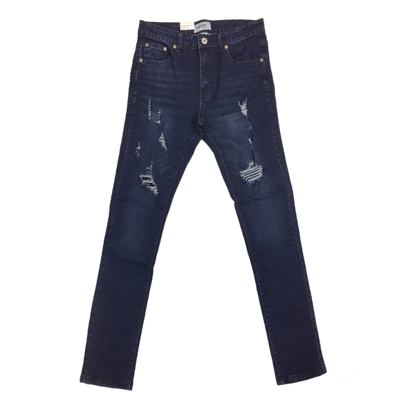 M.Society Slim Fit Ripped Jean (Ink)