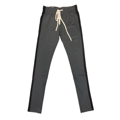 Royal Blue Single Strip Track Pant (Charcoal/Black)