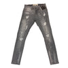 Spark Paint Ripped Jean (Grey)