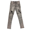 Nobel Biker Jean (Acid Grey)