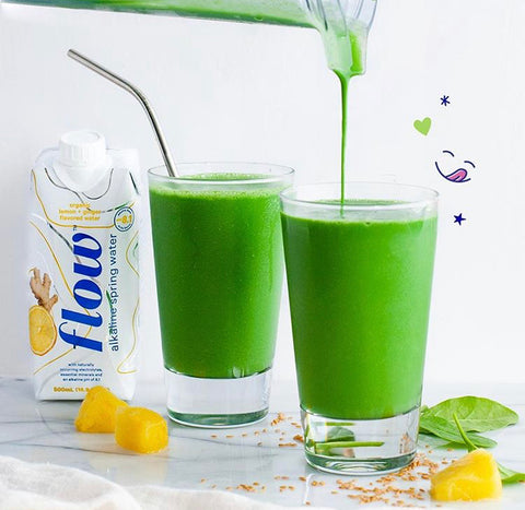 Flow Alkaline Spring Water Gut Smoothie