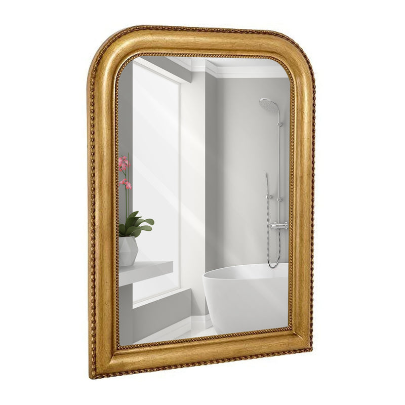 large mirror with gold frame