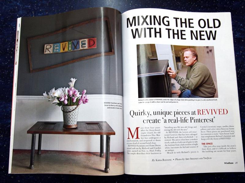 Revived! Furniture Magazine Spread