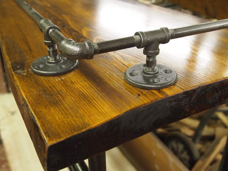 Sofa Table Rail Closeup