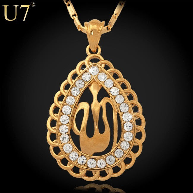 Allah Pendant Jewelry New Item Trendy Women/ Men Gift Sale 18K 