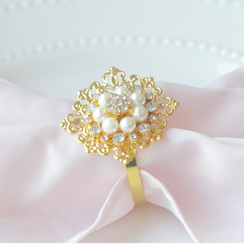 gold napkin ring