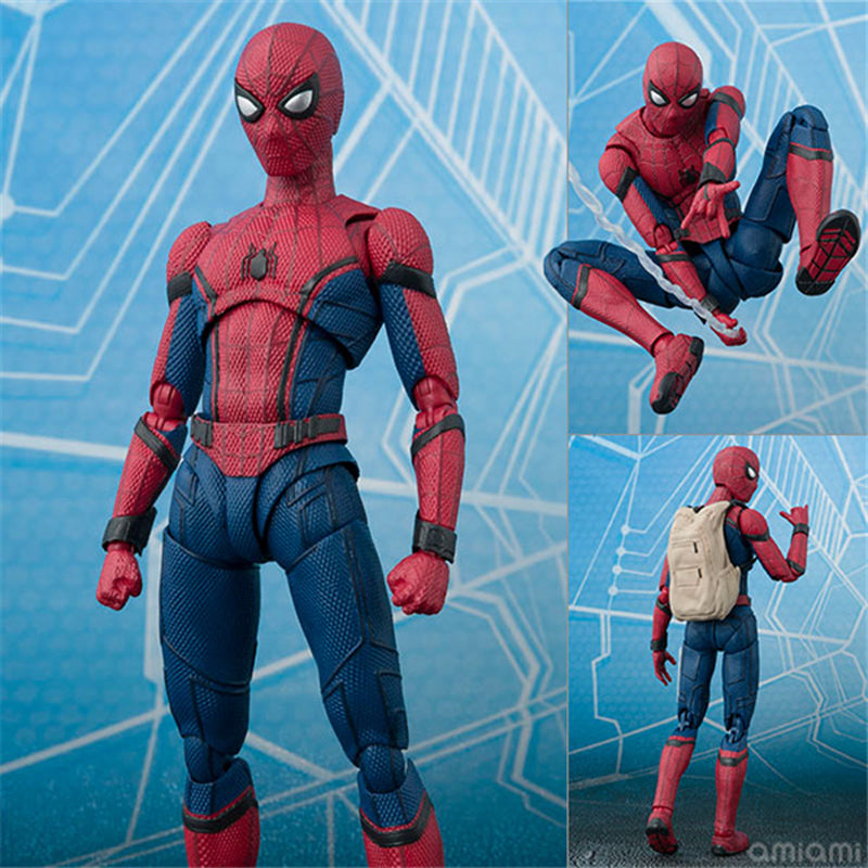 spiderman action figure with magnetic hands and feet