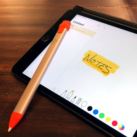 iPad mini with Logitech Crayon