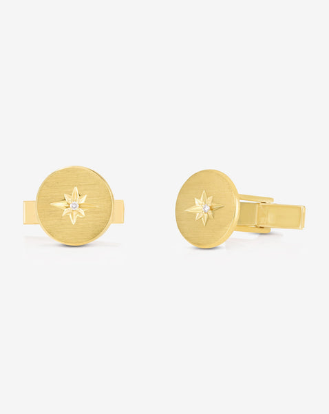 Diamond Starburst Cuff Links – Ring Concierge