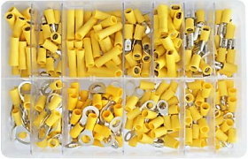 Assorted Yellow Electrical Terminals